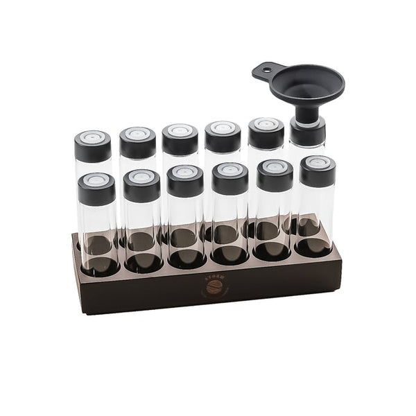 انبوب لحفظ البن بقاعدة سوداء ستورم - STORM Coffee Bean Storage Tube – Black Base